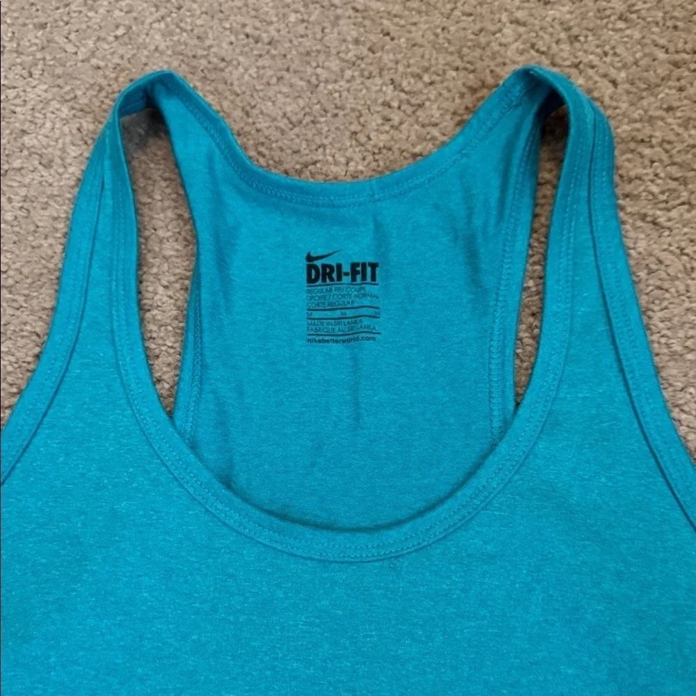 Nike Women's Teal Racerback Tank Top